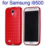 PRICE WAR - Silicone Checkered Cover S4 (Red)